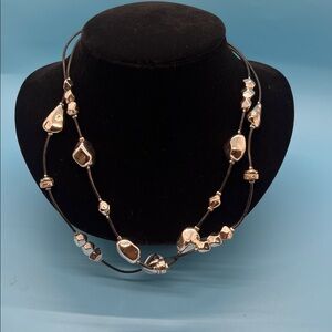 #C24.    Chico's Silver  Necklace